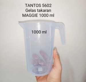 TANTOS 5602 Gelas ukur takaran MAGGIE 1000 ml gelas plastik volume ukur