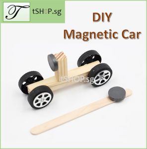[SG STOCK] STEM Educational Toys DIY Magnetic Car for Kids Science Engineering Robotics Experiment Set Building Assembly Toy For Children Educational Toys