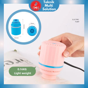 TMS - PINK POMPA LISTRIK / ELECTRIC PUMP VACUUM BAG ELEKTRIK LISTRIK VACUM VAKUM TRAVEL ORGANIZER
