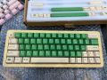 【Keycap Only】GMK Cream Matcha Keycap 142 Keys Cherry Profile PBT Dye Sublimation Key Caps For MX Switch Mechanical Keyboard RK61/Anne Pro 2/GK61. 