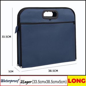 Thick Long Envelope File Bag Envelope File Bag Portfolio Handbag Document Bag Large Capacity 39*30CM
