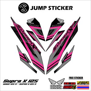 Stiker striping SUPRA X 125 - WAVE 125 R grafis variasi 039