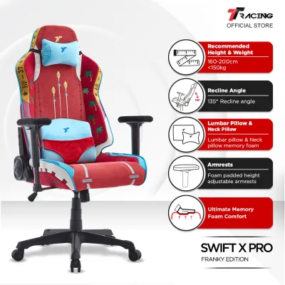 TTRacing Swift X Swift X Pro Gaming Chair Ergonomic Office Chair Kerusi Gaming - 2 Years Official Warranty