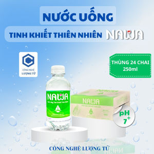 Nước uống Tinh Khiết Thiên Nhiên NAWA  chai 250ml dùng cho nhà hàng hội nghị cuộc họp ...