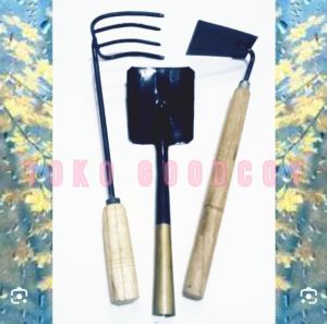 Garukan Cangkul Sekop full besi paket isi 3pcs