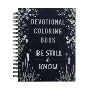 Rest for Your Souls Devotional Coloring Book Easy to Carry Spirals Coloring Book for Home School or Office Relaxation