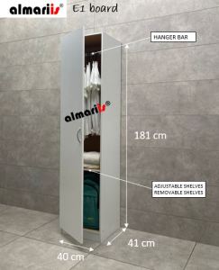 ALMARIIS® 1 DOOR 2 DRAWER WARDROBE/ 1 DOOR WADROBE WITH HANGING BAR & ADJUSTABLE SHELF