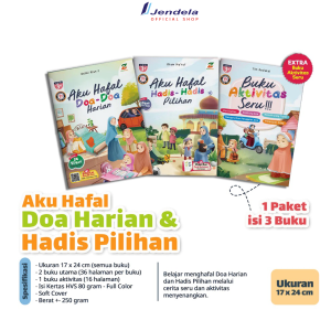 (Isi 3 Buku) Buku Anak Paket 3 IN 1 Doa Harian & Hadis Pilihan Buku Doa Anak Aku Hafal Doa Harian Dan Hadis Pilihan Untuk Usia 3+ - Ziyadbooks