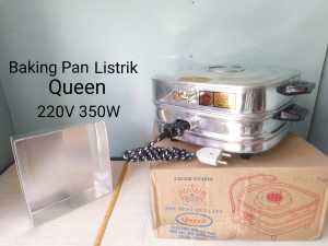 Baking Pan Kue Lapis Queen Listrik Besar 600 W - 350 W / Queen /  Aluminium