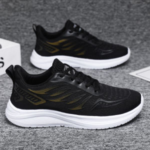 Giày Nam Mẫu Mới Giày Thể Thao Chạy Bộ Học Sinh Siêu Nhẹ Thời Trang Đế Mềm Dệt Thoi Thời Trang Mùa Hè