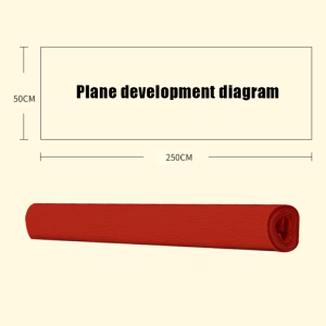 5pcs 50*250cm Premium Crepe Paper Rolls Thickened Wrinkle Paper For DIY Paper Flowers Arts Crafts