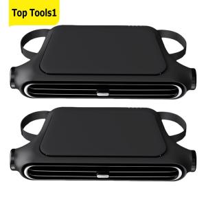 Car Headrest Cooling Fan 3 Speeds Adjustable Electric Car Seat Fan 5V/2A Car Rear Backrest Fan for Mini Cars RVs Sedans