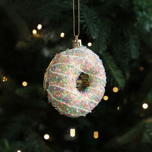 XYAX Vàng sáng bóng dây chuyền cây thông Noel Người tuyết Kẹo mía dây chuyền cây Giáng sinh Dễ thương Không dễ vỡ Đồ trang trí treo ông già Noel Trang trí tiệc tại nhà cho kỳ nghỉ