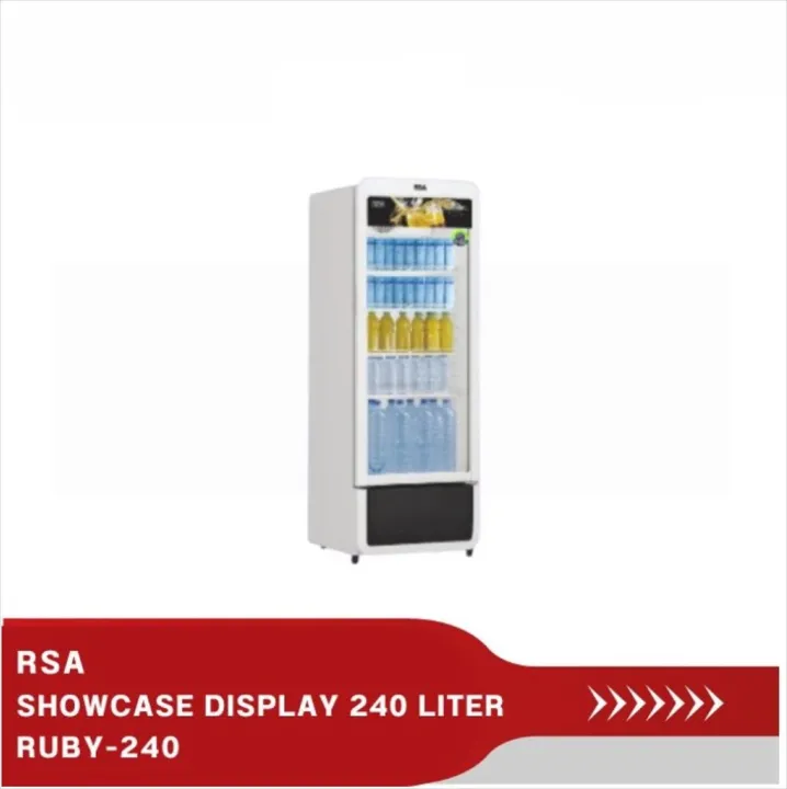 Ruby 240 RSA RUBY-240 / RUBY240 DISPLAY COOLER SHOWCASE 1 PINTU 240 LITER ...