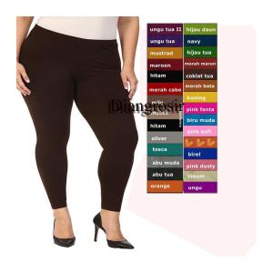 LEGGING PANJANG DEWASA JERSEY(JERSEY) -JUMBO  -aneka warna ||legging Pendek jumbo || short jumbo || legging panjang kaos jumbo || legging standar