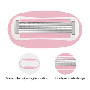 มีดโกนขนผู้หญิง 5 ชั้น สวีเดน โกนสะอาด ไม่บาดผิว พกพาง่าย ใช้ได้ทุกส่วนของร่างกาย
