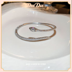 Vòng tay bạc nguyên chất 925 chính hãng nữ kỳ lạ linh xà mở trang sức nữ