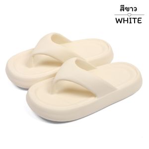 รองเท้าแตะ ส้นหนาสำหรับผู้หญิง สวมใส่สบายน้ำหนักพอดี รองเม้าแตะหูหนีบ ทันสมัย รองเท้าแตะแฟชั่น เทรนสุดฮิต สีสัยสดใส รองเท้าแตะลำลอง