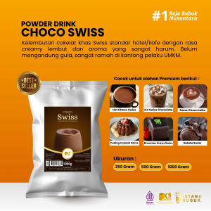 Bubuk Minuman Regular Rasa Choco Swiss Powder Drink Cokelat Swiss
