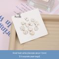 Mini Bross 10 Pcs Pin Baju Hijab Dagu Klip Kecil Aksesoris Fashion Wanita Korea. 