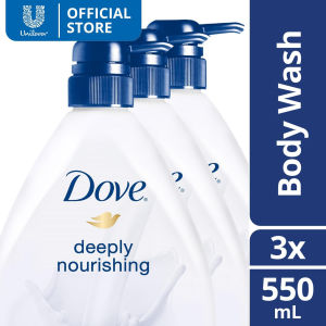 Dove Body Wash Deeply Nourishing 550ml x3