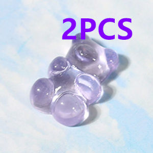 2pcs Jelly gấu (10 màu sắc) giày quyến rũ Deco tùy chỉnh Croc Giày DIY Charms giày trang trí