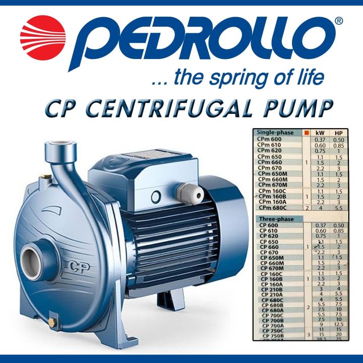 PEDROLLO - CP CENTRIFUGAL PUMPS | Lazada PH