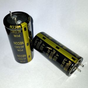 elko Necon 10.000uf 100v full ori (2 buah elko)