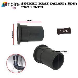 Socket Drat Dalam SDD PVC 1/2 inci 3/4 Inci 1 Inci Sambungan Pipa Paralon