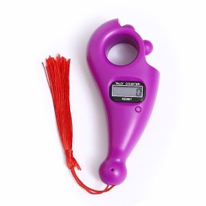 5MENLWE Mini Electronic Counting Machine Digital Readout LCD Display Digital Beads Counter  Electronic Mechanism Portable Tally Toy For Meditation
