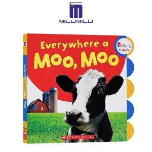 Everywhere a Moo Moo (Rookie Toddler) Board book by Scholastic Original English books