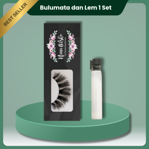 Bulu Mata Palsu 3D dan Lem 1 Set | G73D