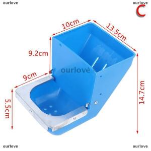 [COD] ourlove 1PC Rabbit FEED BOX กระโดดกระต่ายกรงกระต่าย Anti pickling FEED ราง