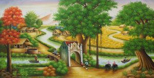 TRANH DÁN TƯỜNG 3D PHONG CẢNH ĐẸP KT 80CM*1M2