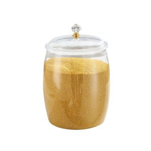 BESTOUR Wide Mouth Transparent Bucket Insect-Proof Moisture-Proof Rice Storage Bucket Durable Household Sealed Can Home