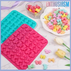 【Enthusiasm】🌟🌟【Hot Sale】🎈 Bow Silicone Molds With 6 Different Shapes 36-Cavity Bow Chocolate Fondant Mold For Bowknot Cupcake Cake Pop Sugar Craft