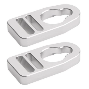 2Pcs Button Type Seat Straps Repair Clip Aluminum Straps Replacement Buckle Clip Replaces Spare Part Easy to Install