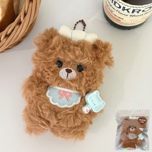 INNEWIN Cute Stuffed Cat Pendant Stress Relief Soft Feel Kitten Plushie Toy Black White Backpack Pendant Backpack Decor