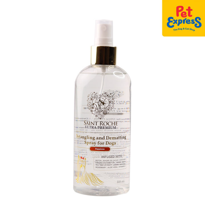 Saint Roche Premium Happiness Scent Dematting and Detangling Dog Spray