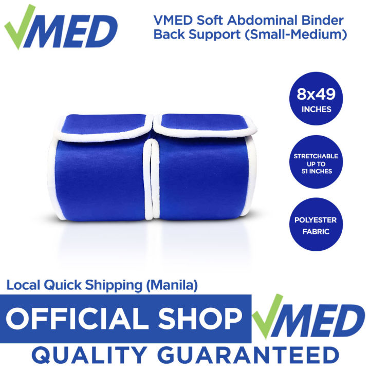 VMED Soft Polyester Abdominal Binder Back Support 8x49inches