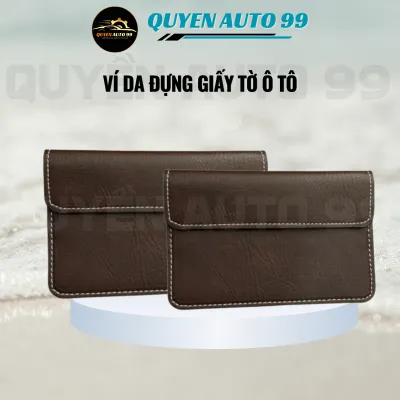 Ví da đựng đăng kiểm giấy tờ xe ô tô cao cấp