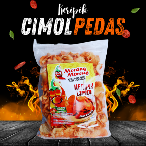 Keripik Cimol Kering Pedas 500gr Morang Moreng - Cemilan Kekinian Aneka Rasa