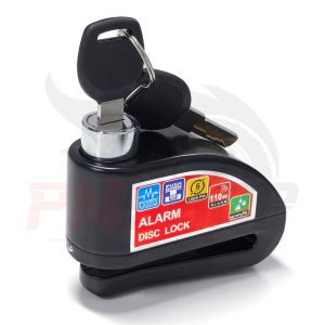 PMShop Motorcycle Alarm Disc Lock Motorbike Anti-theft Lock Wheel Disc Brake Security Safety Siren Lock Universal