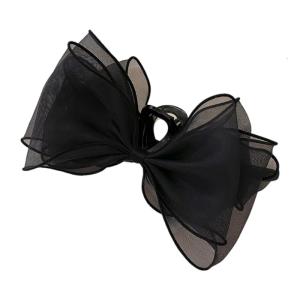 Strong Grip Hair Clip With Beads Accents Secure Hold Barrettes For Sports Workouts And Prom Event