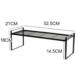 Shiok Living 🚀 Kitchen Cabinet Rack Countertop Storage Organizers Under Sink Shelves Rak Dapur for Pan Pot Spice