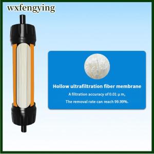 wxfengying เครื่องกรองน้ำขนาดเล็กกลางแจ้งทำจากฟางทำให้บริสุทธิ์สำหรับตั้งแคมป์หรืออุปกรณ์ฉุกเฉินเครื่องกรองน้ำแบบพกพาตั้งแคมป์เดินป่า