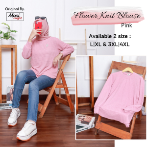 Blouse Wanita Kekinian - Atasan Wanita Terbaru Bahan Kaos Knit Rajut Melar Adem Premium