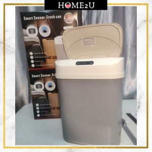 Limited Promo 17.5L Intelligent Dustbin Trash Auto Sensor Dustbin Lid Touchless Smart Battery智能垃圾桶内置抽袋盒自动开合【Home2u】