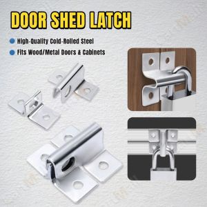 Steel Hasp Staple Gate Door Shed Latch Lock Safety Lock Metal Padlock Staple Hasp 1Pc