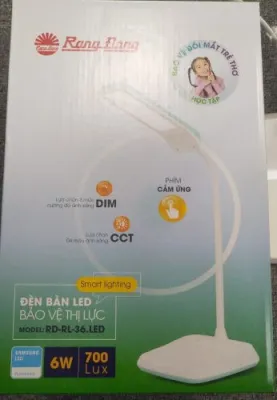 ⚡️ Đèn Bàn Cảm Ứng Đèn học chống cận 6W LED Rạng Đông RL-36.LED⚡️ 4 Nhiệt Độ màu 3 Mức Ánh Sáng